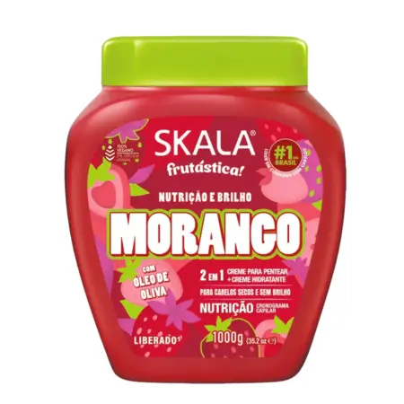 Skala Frutástica Morango Crema Para Peinar 2 en 1 – 1k